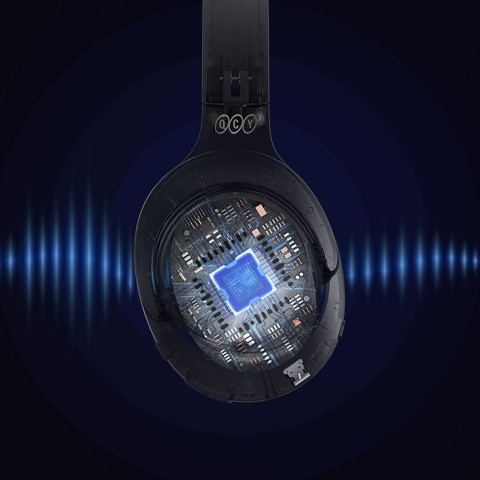 
H3 ANC belaidės „Bluetooth“ didelės raiškos garso ausinės – mėlynos
