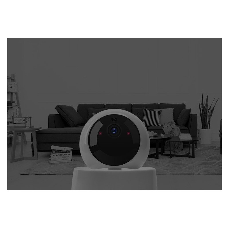 IP kamera WiFi bevielis besisukantis interneto stebėjimas Full HD 1080P baltas GK-200MP2-B