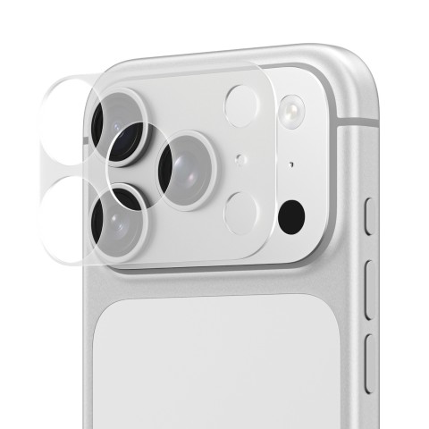 
„iPhone 17 Pro“ objektyvo modulio apsauga – skaidrus matinis
