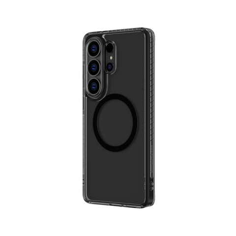 
„Samsung S26 Ultra Titan Pro“ smūgiams atsparus dėklas – skaidrus, juodas
