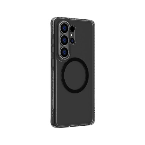 
„Samsung S26 Ultra Titan Pro“ smūgiams atsparus dėklas – skaidrus, juodas
