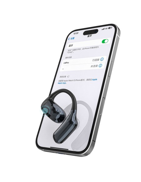 
„U4Pro Bluetooth“ universalios binauralinės ausinės – juodos
