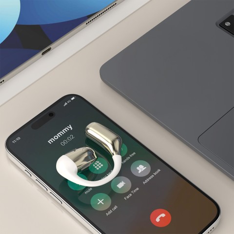 
„U4Pro Bluetooth“ universalios binauralinės ausinės – smėlio spalvos aukso spalvos
