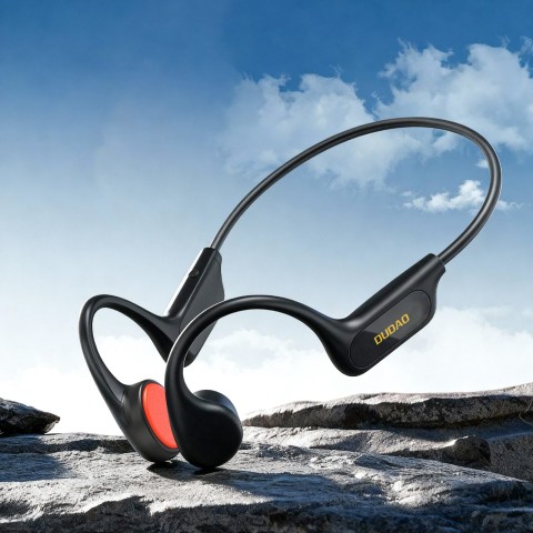
U22 belaidės „Bluetooth“ kaulinio laidumo ausinės – juodos
