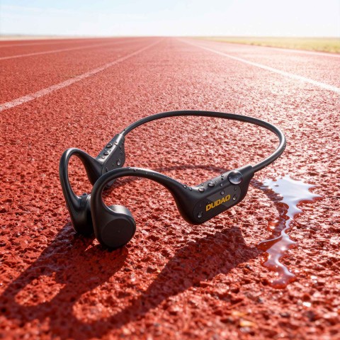 
U22 belaidės „Bluetooth“ kaulinio laidumo ausinės – juodos
