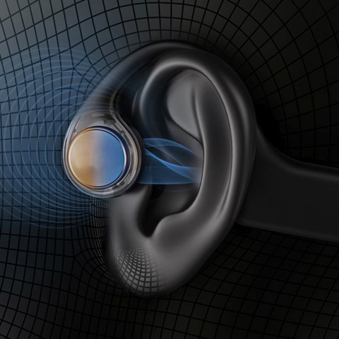 
U22 belaidės „Bluetooth“ kaulinio laidumo ausinės – juodos
