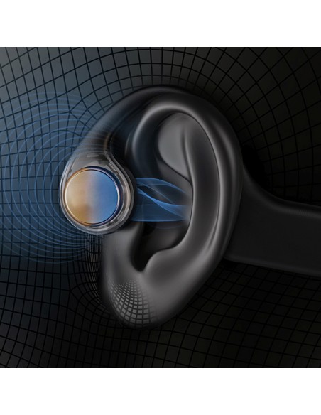 
U22 belaidės „Bluetooth“ kaulinio laidumo ausinės – juodos
