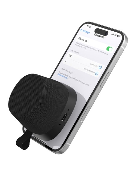 
Y20 belaidis „Bluetooth“ garsiakalbis su magnetiniu laikikliu – juodas
