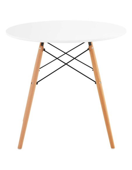 Stalas Skandinaviškas stalas svetainės biurui modernus apvalus sk. 80cm aukštis 74cm Stalas Skandinaviškas stalas svetainės biurui modernus apvalus sk. 80cm aukštis 74cm