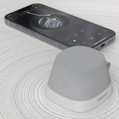 
Y20 belaidis „Bluetooth“ garsiakalbis su magnetiniu laikikliu – sidabrinis
