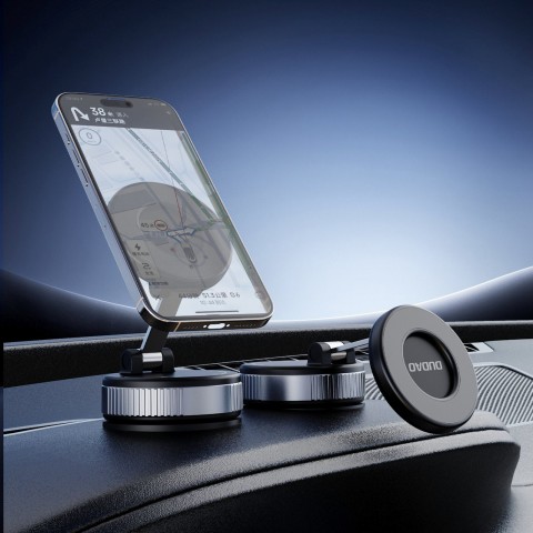 
„MagSafe“ automobilio išmaniojo telefono laikiklis su siurbtuku, skirtas priekiniam stiklui arba prietaisų skydeliui – ...