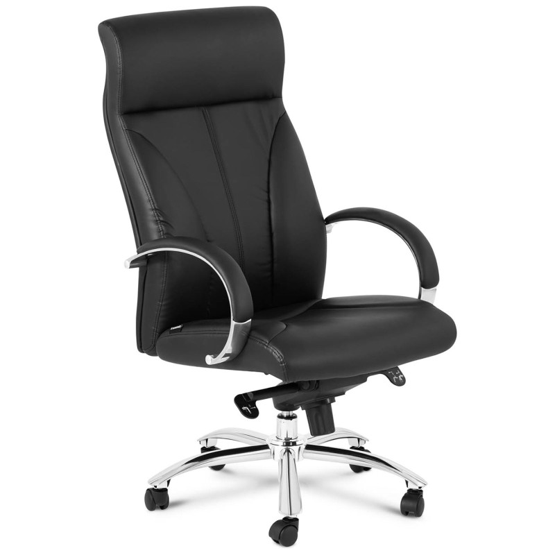 Pasukama biuro kėdė reguliuojama ECO LEATHER elegantiškas fotelis max 100 kg
