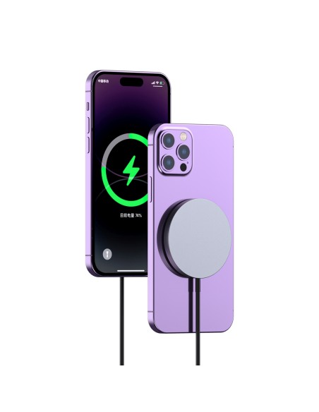 
„MagSafe“ 15 W magnetinis indukcinis įkroviklis – juodas
