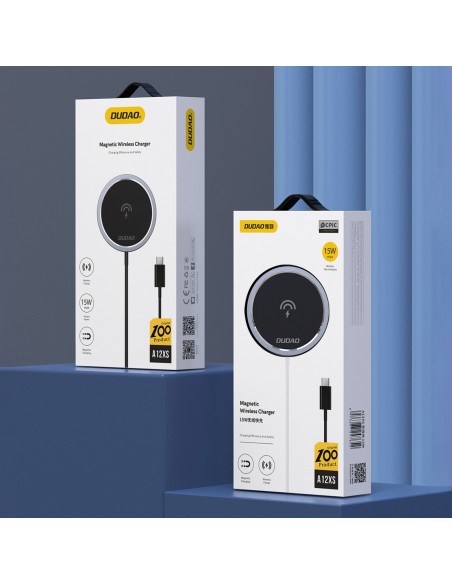 
„MagSafe“ 15 W magnetinis indukcinis įkroviklis – juodas
