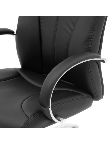 Pasukama biuro kėdė reguliuojama ECO LEATHER elegantiškas fotelis max 100 kg Pasukama biuro kėdė reguliuojama ECO LEATHER elegantiškas fotelis max 100 kg