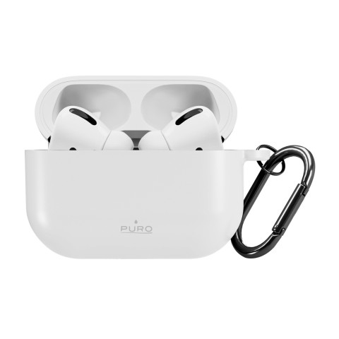 
Silikoninis dėklas, skirtas „Airpods Pro 3“ ausinėms – baltas

