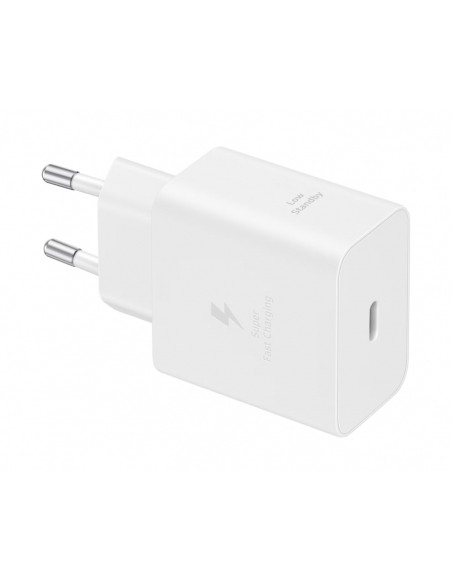 
„Samsung USB-C“ 45 W (4,05 A) sieninis įkroviklis su 1,8 m USB-C laidu – baltas
