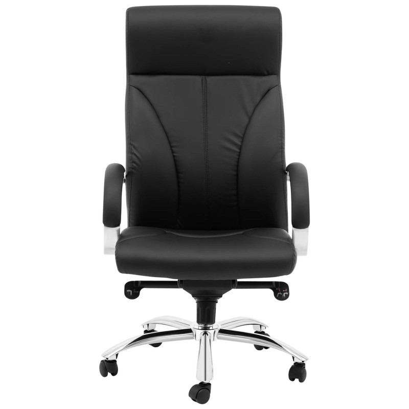 Pasukama biuro kėdė reguliuojama ECO LEATHER elegantiškas fotelis max 100 kg