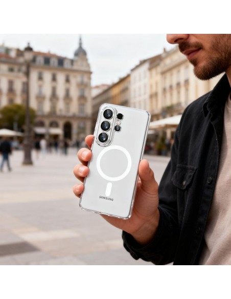 
„Samsung Galaxy S26 Ultra FlexAir MagSafe“ dėklas – skaidrus
