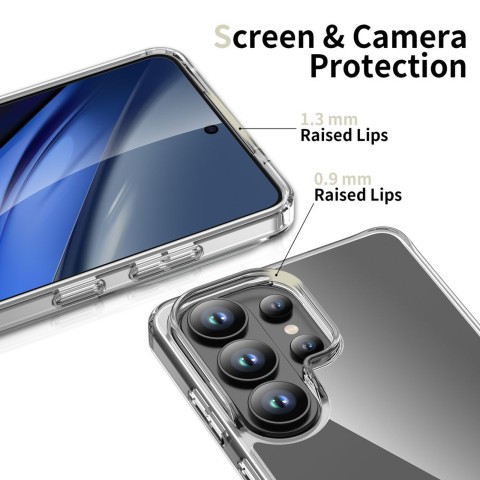 
„Samsung Galaxy S26 Ultra FlexAir Hybrid“ dėklas – skaidrus
