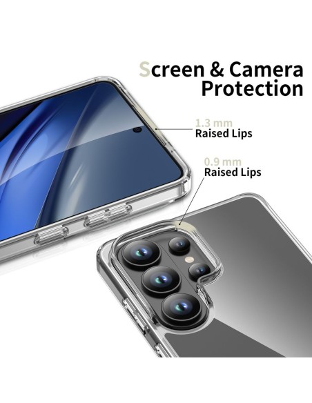 
„Samsung Galaxy S26 Ultra FlexAir Hybrid“ dėklas – skaidrus
