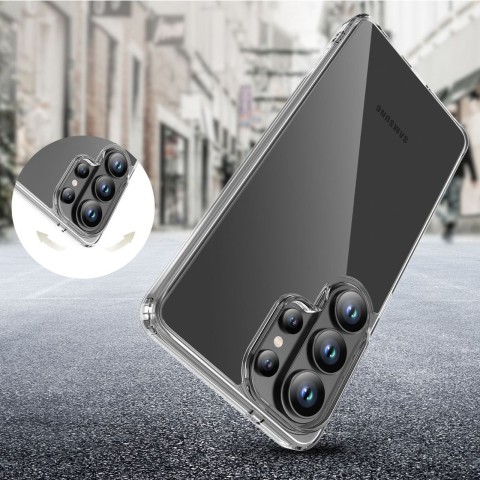 
„Samsung Galaxy S26 Ultra FlexAir Hybrid“ dėklas – skaidrus

