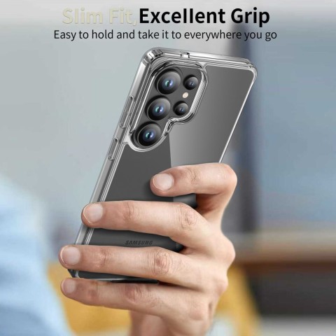 
„Samsung Galaxy S26 Ultra FlexAir Hybrid“ dėklas – skaidrus
