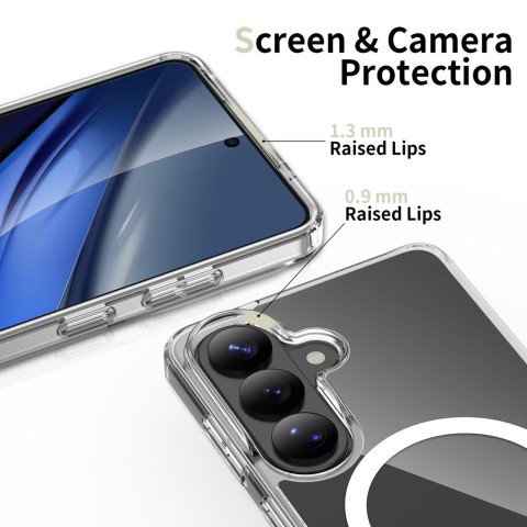 
„Samsung Galaxy S26 FlexAir Hybrid MagSafe“ dėklas – skaidrus
