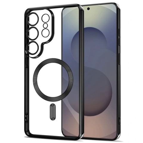 
Samsung Galaxy S26 Ultra MagFlex dėklas - permatomas juodas
