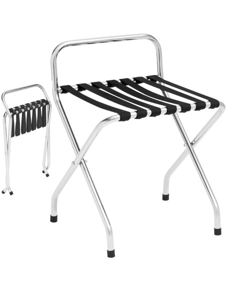 Sulankstomas viešbučio stelažas bagažo lagaminui 56 x 52 x 73 cm iki 105 kg Sulankstomas viešbučio stelažas bagažo lagaminui 56 x 52 x 73 cm iki 105 kg