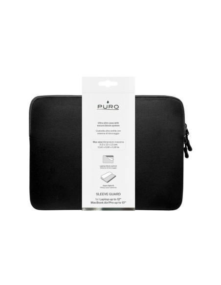 
„Slim Guard“ 13 colių nešiojamojo kompiuterio dėklas – juodas

