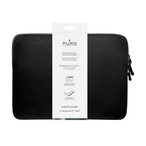 
„Slim Guard“ nešiojamojo kompiuterio dėklas 18 colių nešiojamajam kompiuteriui – juodas
