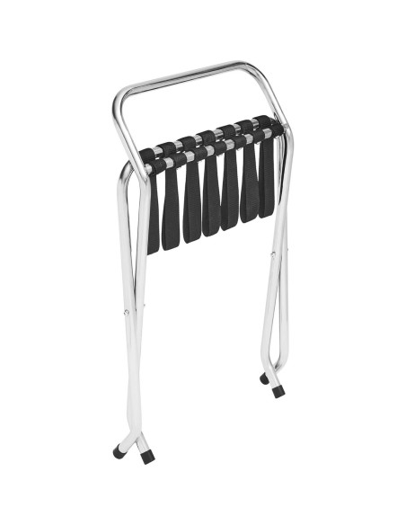 Sulankstomas viešbučio stelažas bagažo lagaminui 56 x 52 x 73 cm iki 105 kg Sulankstomas viešbučio stelažas bagažo lagaminui 56 x 52 x 73 cm iki 105 kg