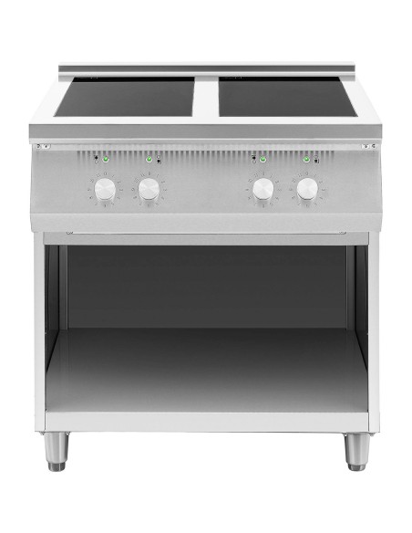 Atskirai pastatoma 4 degiklių indukcinė viryklė ant atviro pagrindo 400 V 17000 W Atskirai pastatoma 4 degiklių indukcinė viryklė ant atviro pagrindo 400 V 17000 W