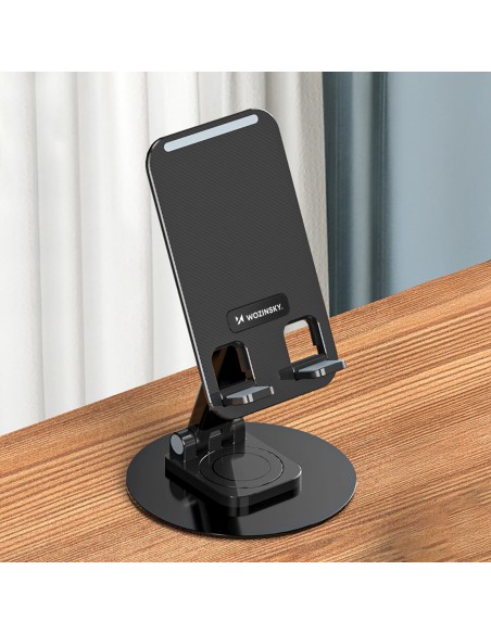 
Stabilus telefono ir planšetinio kompiuterio stovas - juodas
