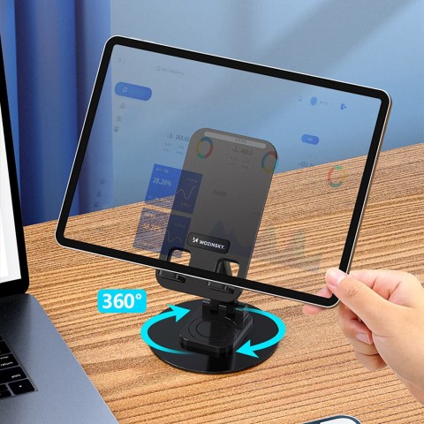 
Stabilus telefono ir planšetinio kompiuterio stovas - juodas

