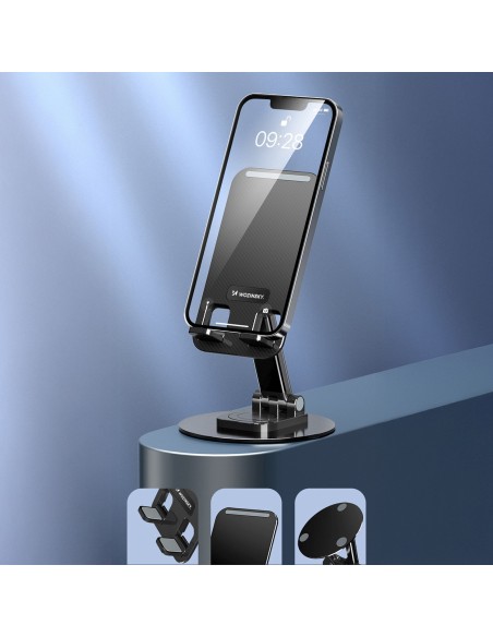
Stabilus telefono ir planšetinio kompiuterio stovas - juodas
