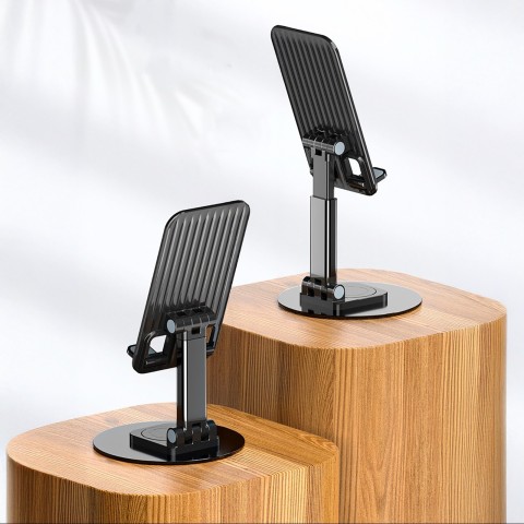 
Stabilus telefono ir planšetinio kompiuterio stovas - juodas
