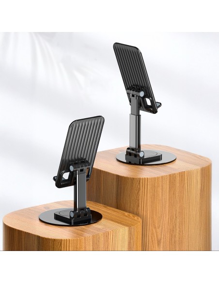 
Stabilus telefono ir planšetinio kompiuterio stovas - juodas
