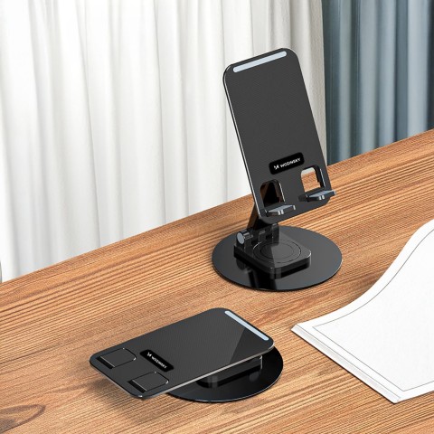 
Stabilus telefono ir planšetinio kompiuterio stovas - juodas
