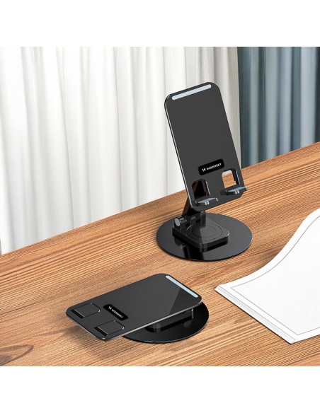 
Stabilus telefono ir planšetinio kompiuterio stovas - juodas
