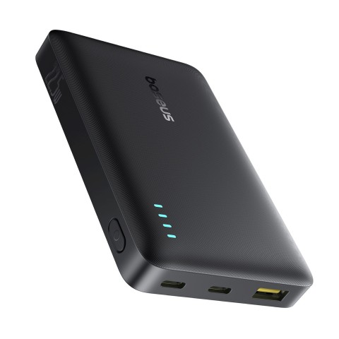 
Išorinė baterija 10000mAh 22.5W EnerFill FP21 USB-A USB-C su USB-C laidu - juoda
