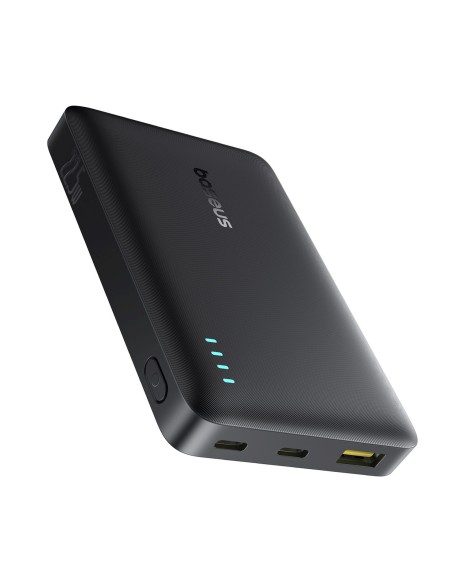 
Išorinė baterija 10000mAh 22.5W EnerFill FP21 USB-A USB-C su USB-C laidu - juoda
