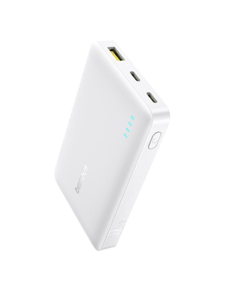 
Išorinė baterija 10000mAh 22.5W EnerFill FP21 USB-A USB-C su USB-C laidu - balta
