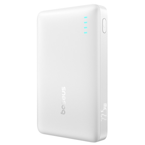 
Išorinė baterija 10000mAh 22.5W EnerFill FP21 USB-A USB-C su USB-C laidu - balta
