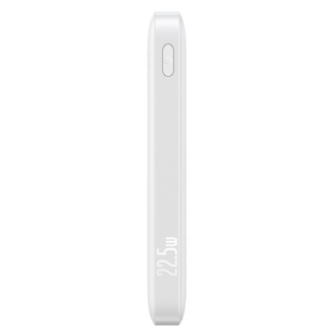 
Išorinė baterija 10000mAh 22.5W EnerFill FP21 USB-A USB-C su USB-C laidu - balta
