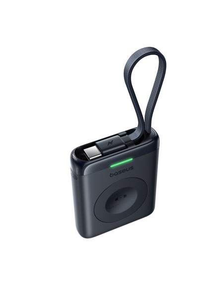 
1640 mAh 5W „EnerFill FW11“ nešiojama baterija, skirta „Apple Watch“ su integruotu laidu - juoda

