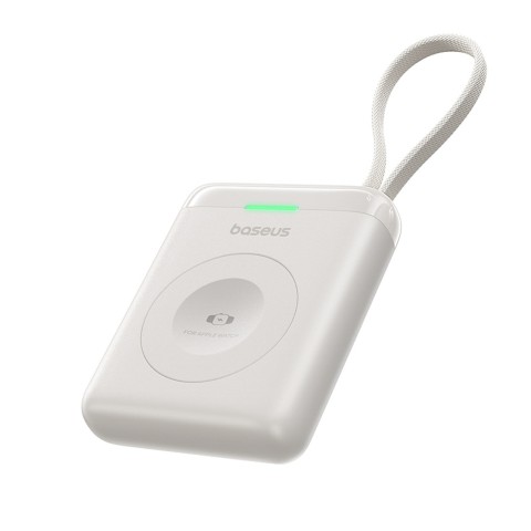 
1640 mAh 5W „EnerFill FW11“ nešiojama baterija, skirta „Apple Watch“ su integruotu laidu – balta
