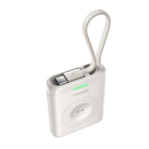 
1640 mAh 5W „EnerFill FW11“ nešiojama baterija, skirta „Apple Watch“ su integruotu laidu – balta
