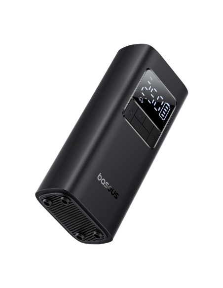 
Baterijomis maitinamas kompresorius, padangų pompa su ekranu, 50 W, 4000 mAh - juodas
